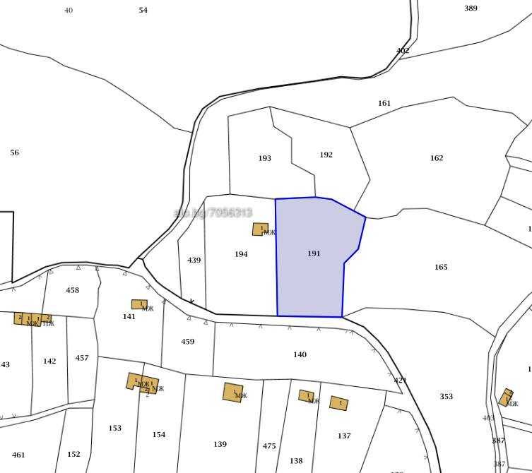 Парцел гр.Севлиево  1500 кв м местност Крушевски баир,южен