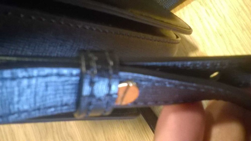 poseta geanta umar LA MARTINA noua piele naturala  neagra pret 750 lei