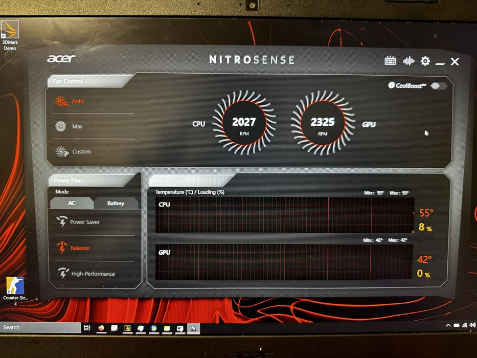 Acer Nitro 5, Monitor Samsung 180hz, Tastatura RedDragon, Mouse