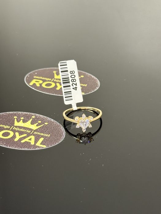 Bijuteria ROYAL : Inel AUR 14K NOU / 1.58 GR