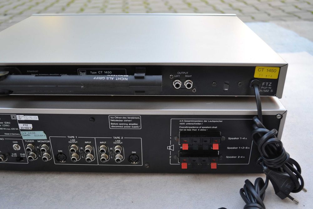 Amplificator Dual CV 1450 si Tuner Dual CT 1450