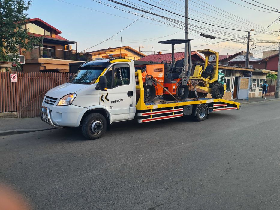 Tractari auto Transport utilaje tractor u650 manitou giurgiu