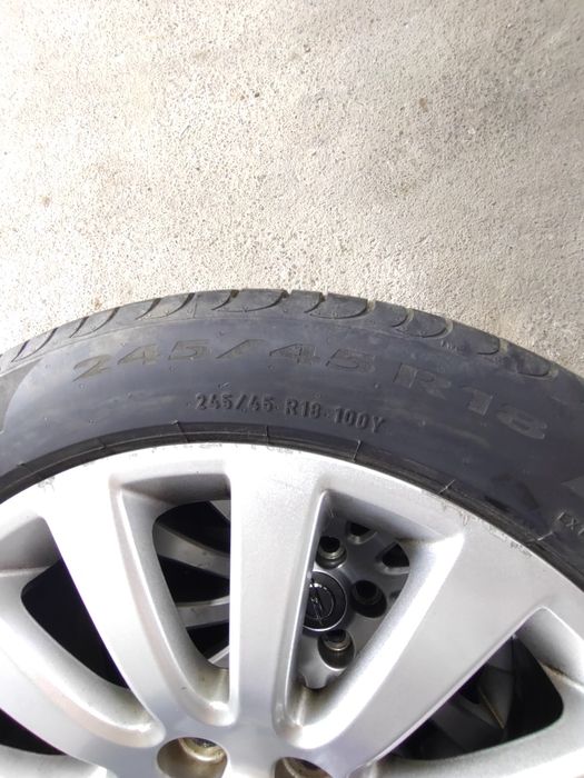 Jante Opel r18 ,cu cauciucuri 245/45 r 18