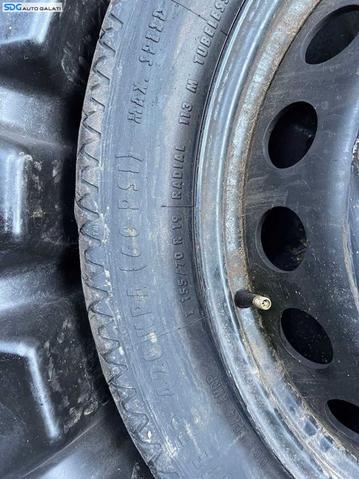 Janta Roata Rezerva Tabla T 155 70 19 R19 ET35 Fara Anvelopa Mercedes Clasa S Class W221 S320 2005 - 2013 Cod 2214000202 [C0395]