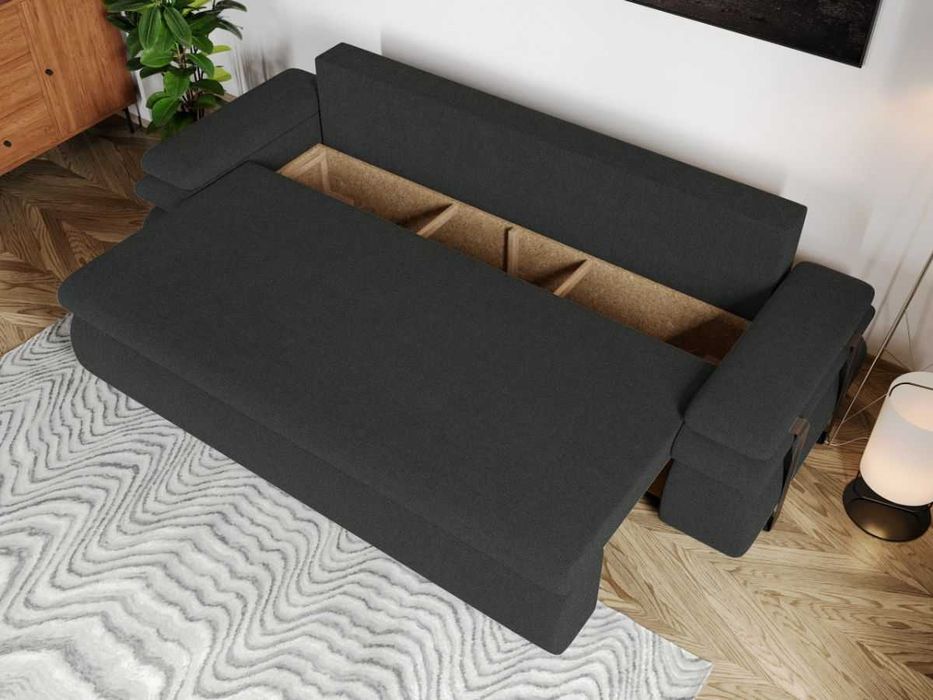 Canapea Extensibila Molly Gri Inchis