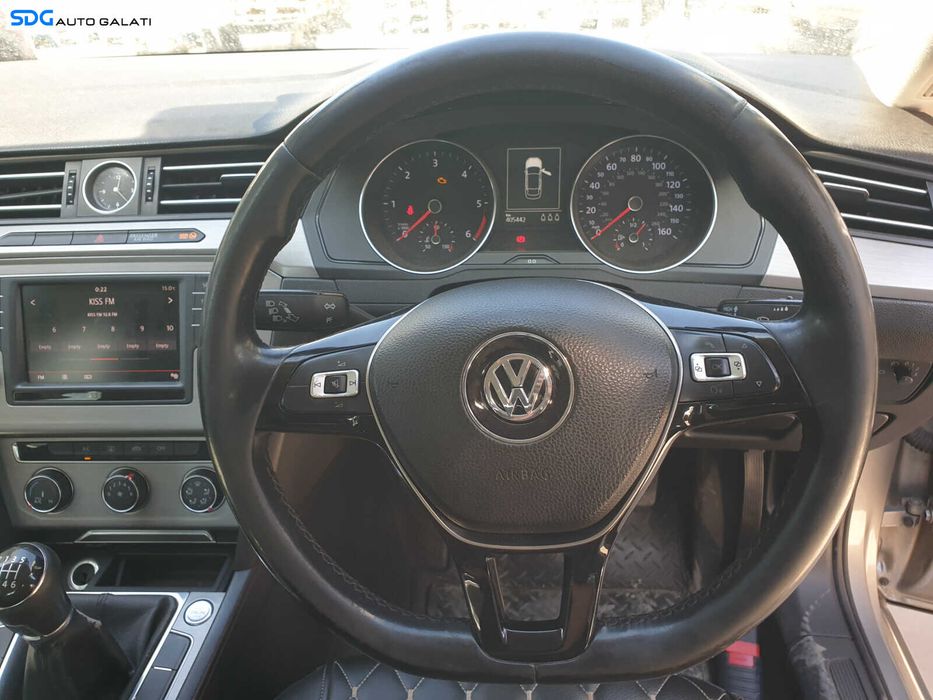 Volan Piele 3 Spite cu Comenzi Fara Airbag cu Uzura Volkswagen Passat B8 2014 - 2023 [C3945]