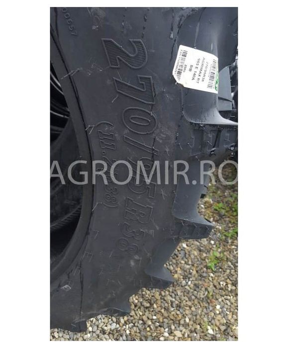 Anvelopa 270/95 r38 bkt agrimax rt955 140a8/b tl  Cauciucuri tractor, Fiat, Case, Fendt, John Deere, New Holland, Massey Ferguson, UTB   Cauciucuri tr
