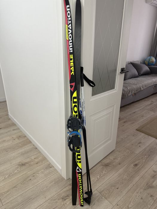 Лыжи на мальчика 7-9 лет