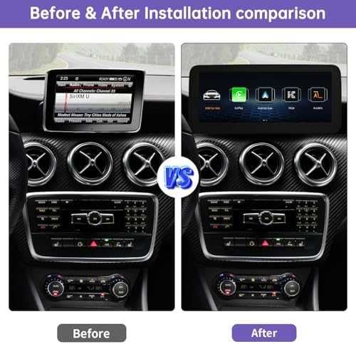 Нов Безжичен CarPlay Android Auto дисплей за кола Mercedes 10.25 инча