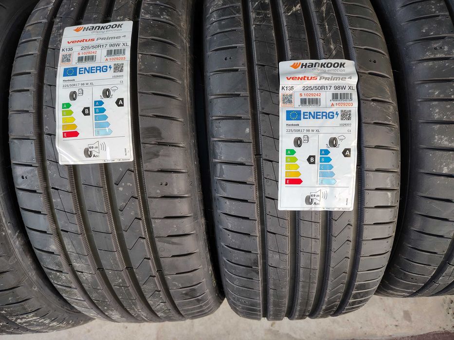 4бр.НОВИ летни гуми HANKOOK 225 50 17 DOT22 цена за брой