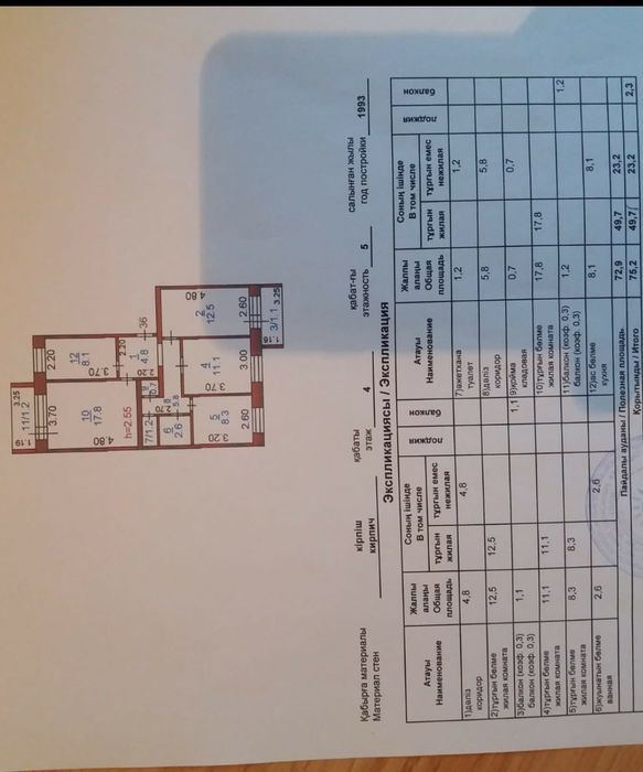 Продам 4 ком квартиру