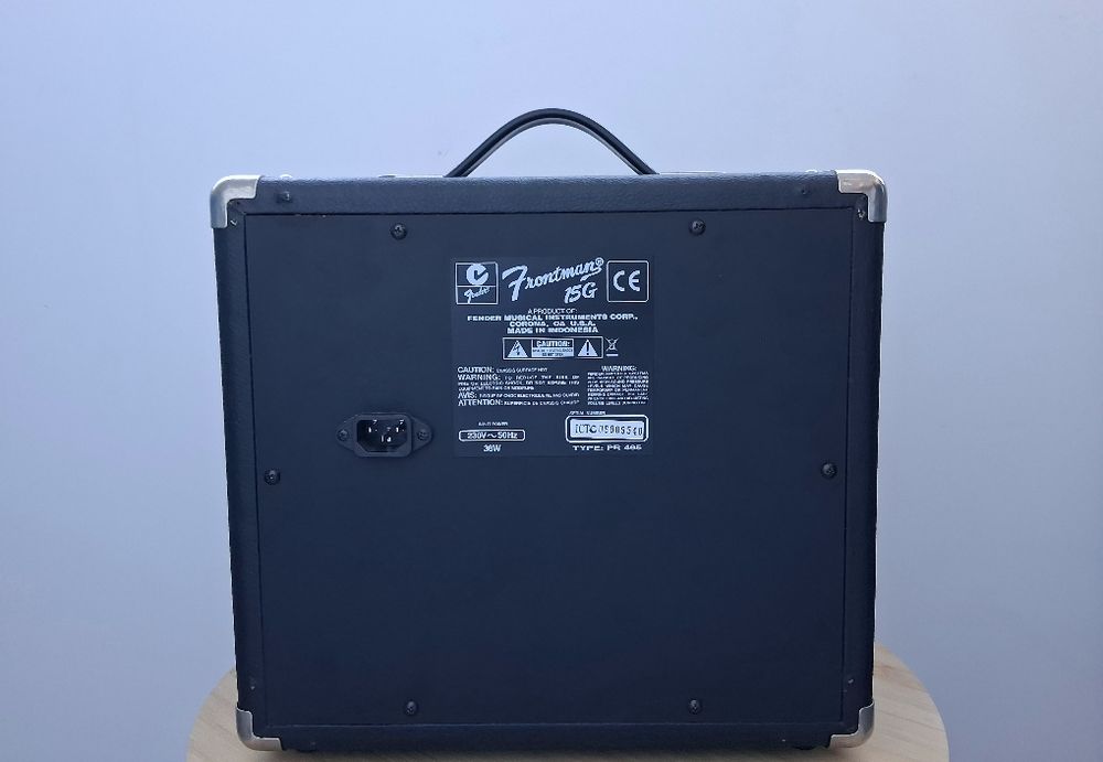 Amplificator chitara Fender Frontman 15G de colectie, overdrive