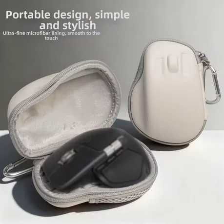 Cutie protectie si transport mouse Logitech MX Master 4 negru/alb