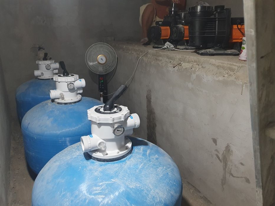 Установка фильтрация бассейн