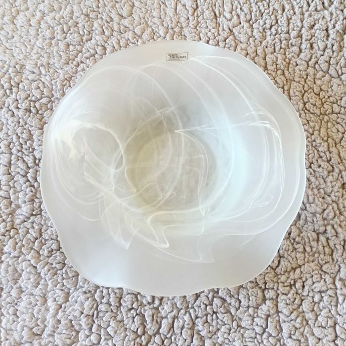 Fructiere sticlă mată