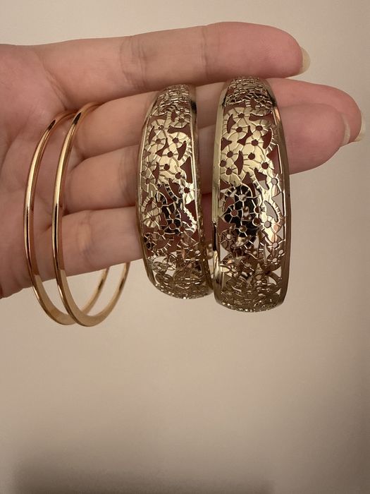 Серьги-кольца новые