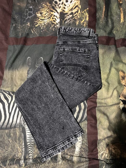 ЧИСТО НОВИ мъжки дънки Townland – Acid Wash / Графит