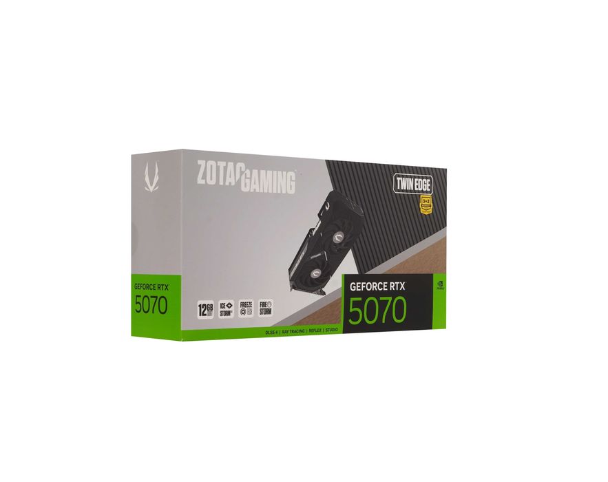 - Видеокарта Zotac GAMING GeForce RTX 5070 Twin Edge 12GB