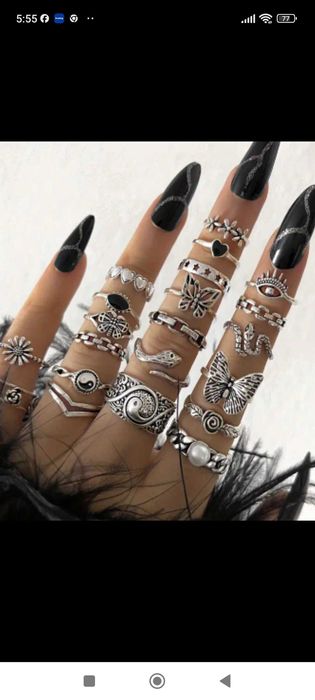 Бижута,плащаш два броя комплекти+ подарък пръстен