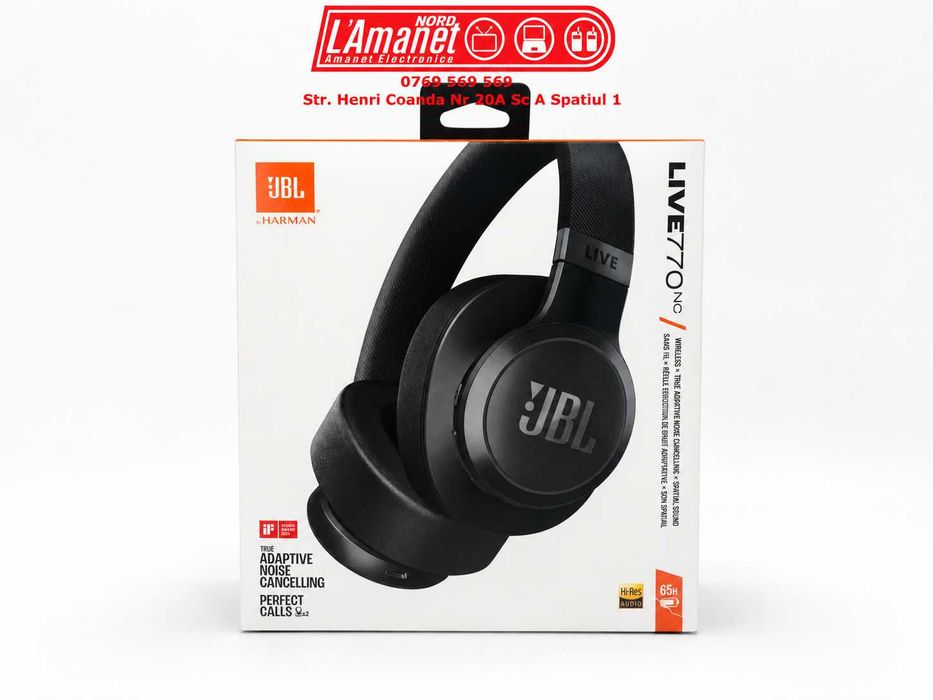 Casti JBL Live 770NC Noi - Nord