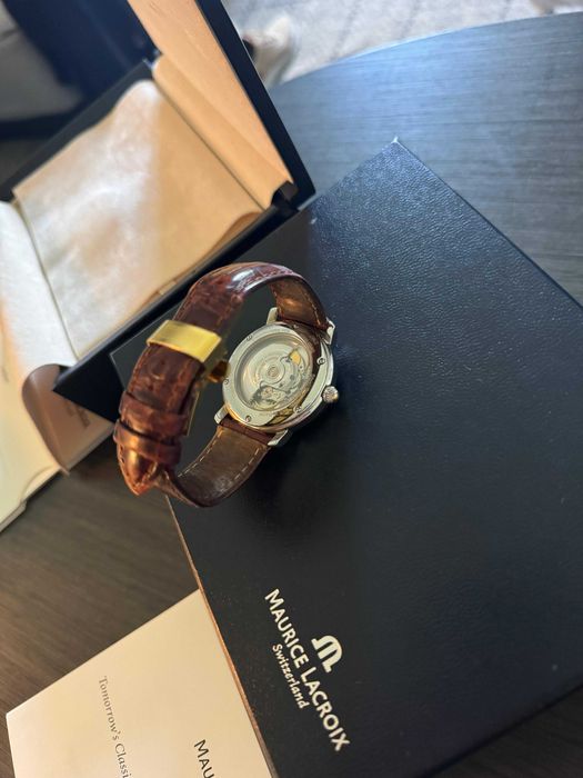 Maurice LaCroix Masterpiece 18k Gold Bezel