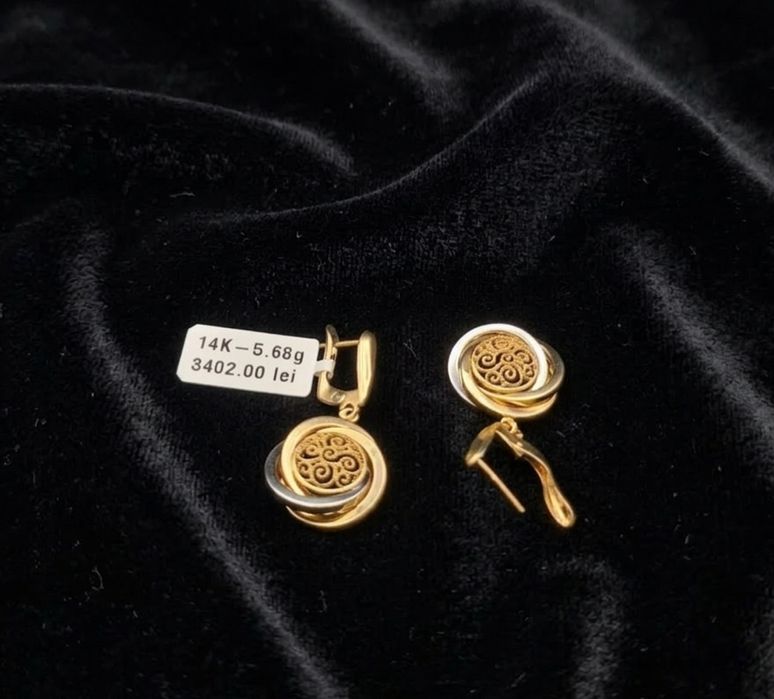 Cercei aur 14k 5.68gr