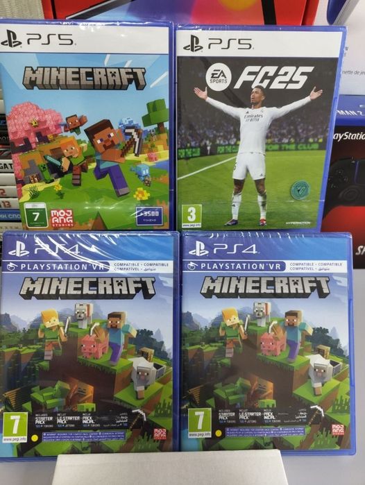 Minecraft PS4 PS5 + запись на все виды приставок