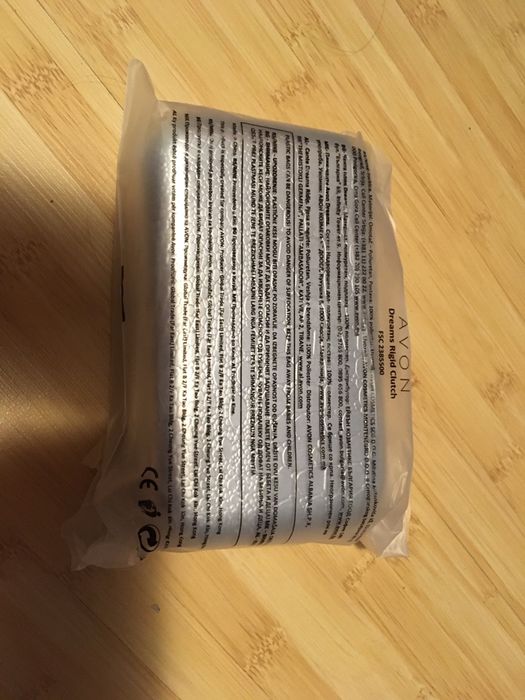 Geanta clutch argintie