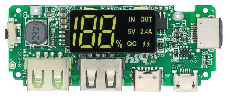 Modul powerbank baterie externa BMS li Ion 18650 1 A sau 2,4 A