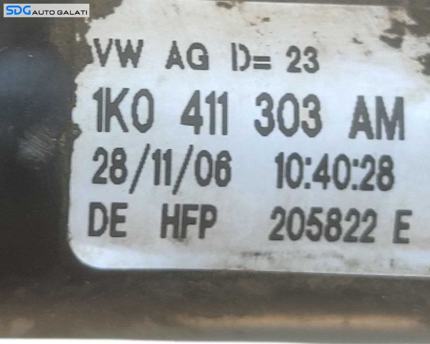 Bara Stabilizatoare Torsiune Fata Skoda Octavia 2 2004 - 2013 Cod 1K0411303AM Culoare Negru [LN0273]