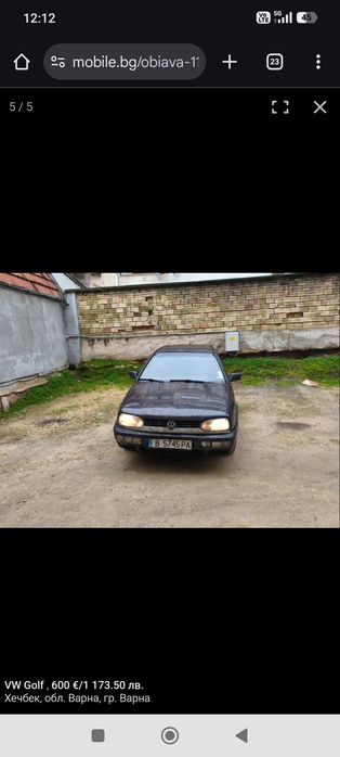 Фолксваген голф 3