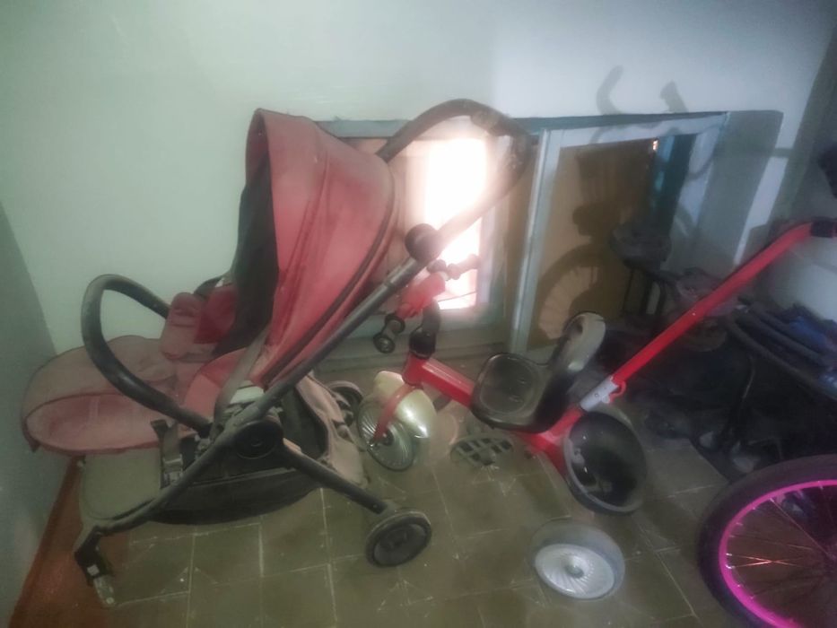 Продам коляску и велосипед
