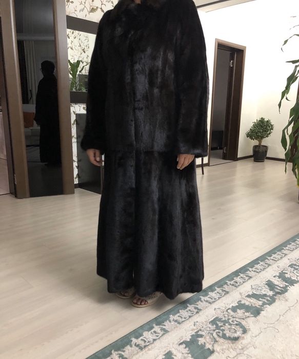 Норковая шуба в пол