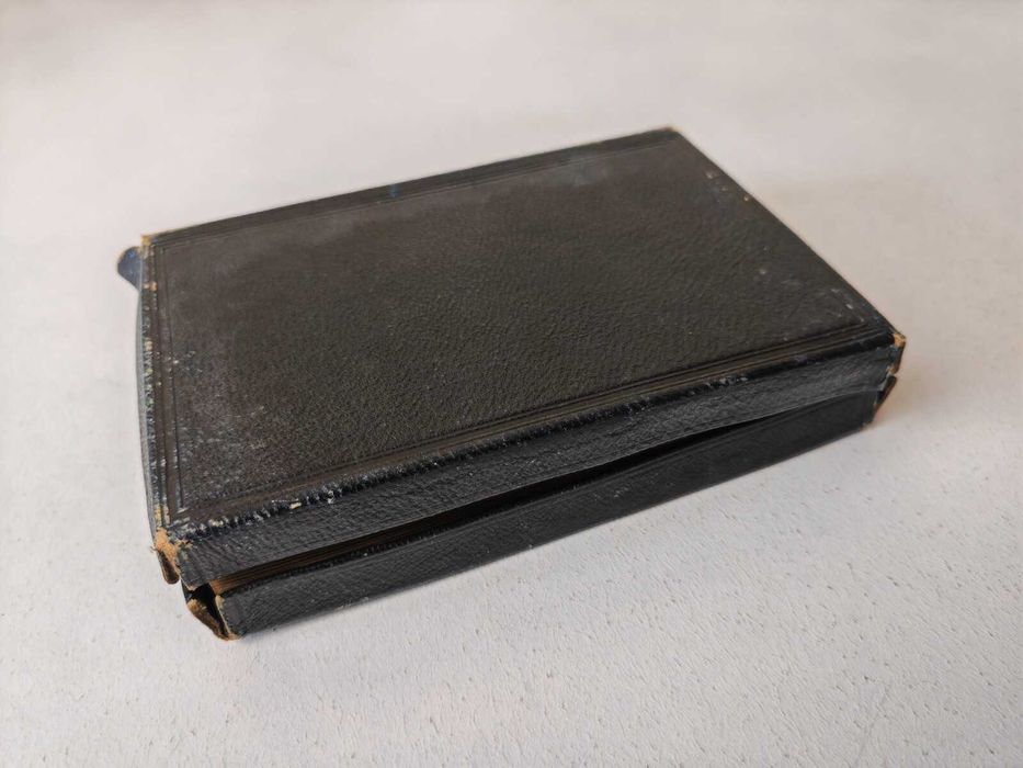 Biblia / Biblie in limba franceza , 1898, 11x16x3 cm , coperta piele