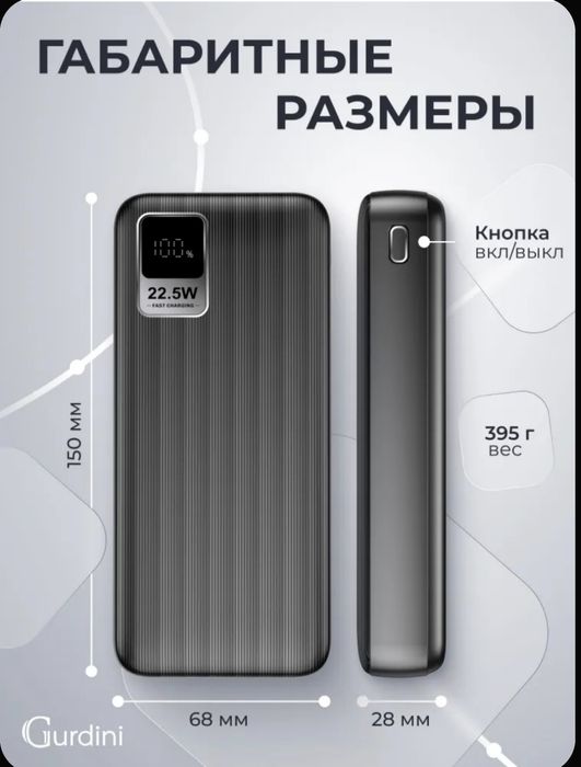 Повербанк с быстрой зарядкой