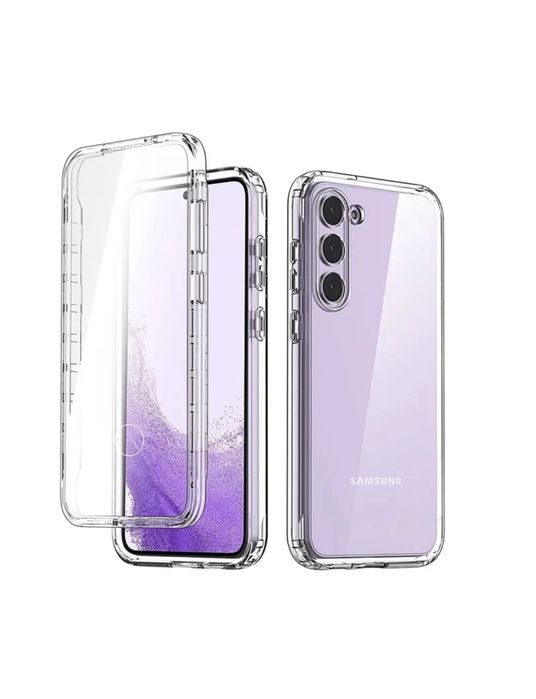 Husa 360 Samsung S21/S22/S23/S24/S25 Plus Ultra Plastic Hard Fata Spat