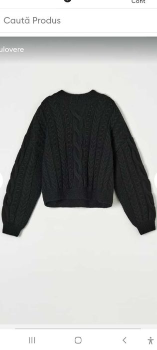 Pulover tricotat mas. xs