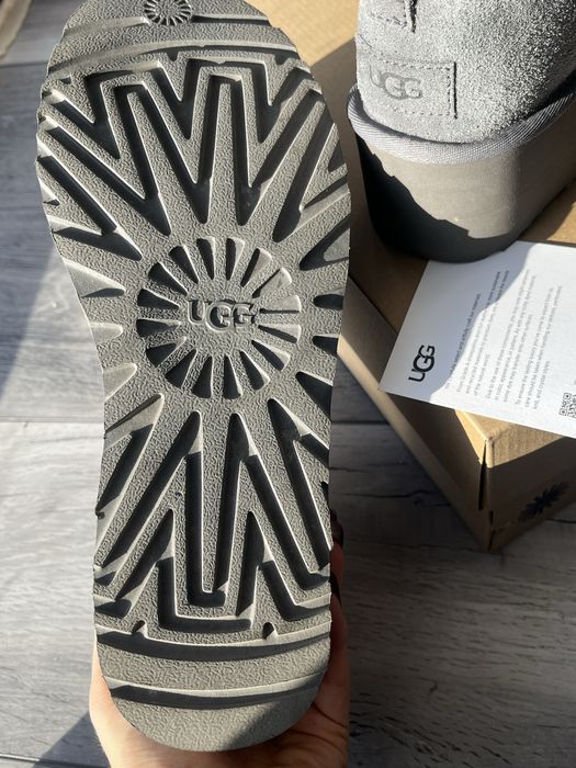 UGG classic ultra mini platform charcoal