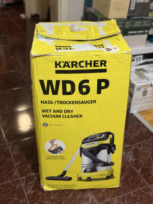 Karcher WD6 P за сухо и мокро почистване