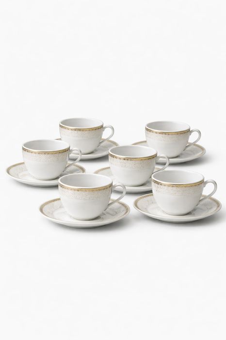 Set 34 piese Dinova Mahana Portelan cu margini aurii