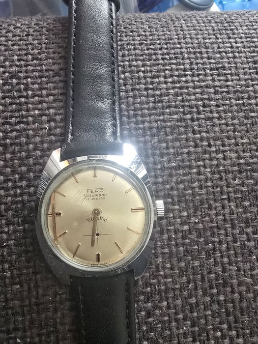Ceas barbatesc elvetian Fero  Tourisr Citizen su Minitor  330roni 34 mm 36 mm