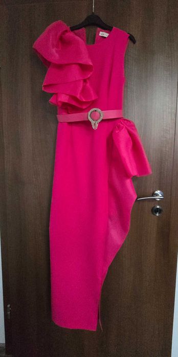 Rochie lunga de ocazie,roz, Anca's