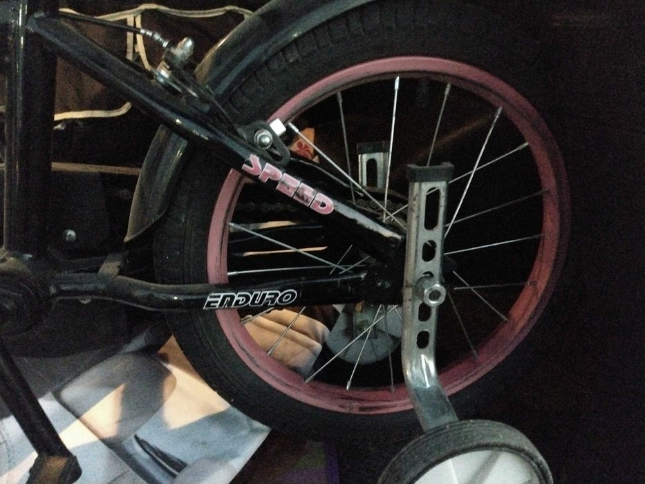 Детско колело 16" BMX, Enduro Armor, черно/червено