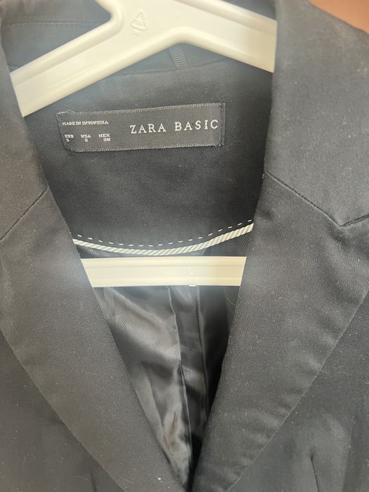 Сако черно на зара