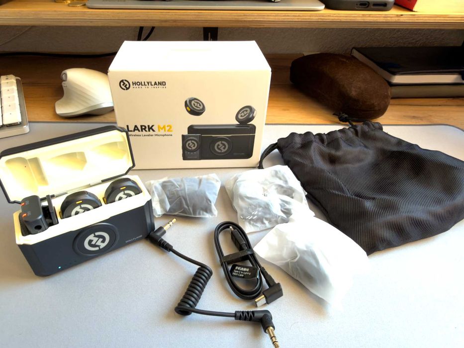 микрофон Hollyland Lark M2 Camera Duo (Shine Charcoal)