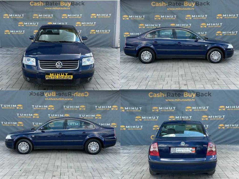 VW Passat B5 1.9 Diesel (131 CP) 2002 Euro 3 | Rate fixe | Garantie