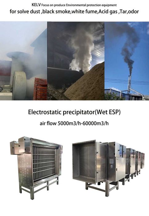 Havoni tozalash uchun elektrostatik filtrlar