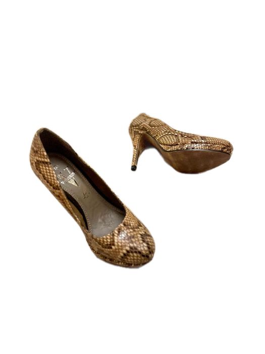Pantofi piele naturală Venturini Milano 36 – stiletto snake print elegant luxury