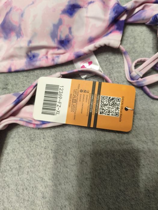 SHEKINI – Set Bikini Damă, două piese, model Tie-Dye, mărimea XL