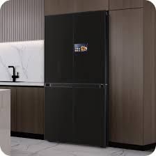 Frigider Side by Side Samsung RM90F67CECEF, NoFrost +, French Door, 654 l, Voice AI, Wi-Fi si Mod AI Energy